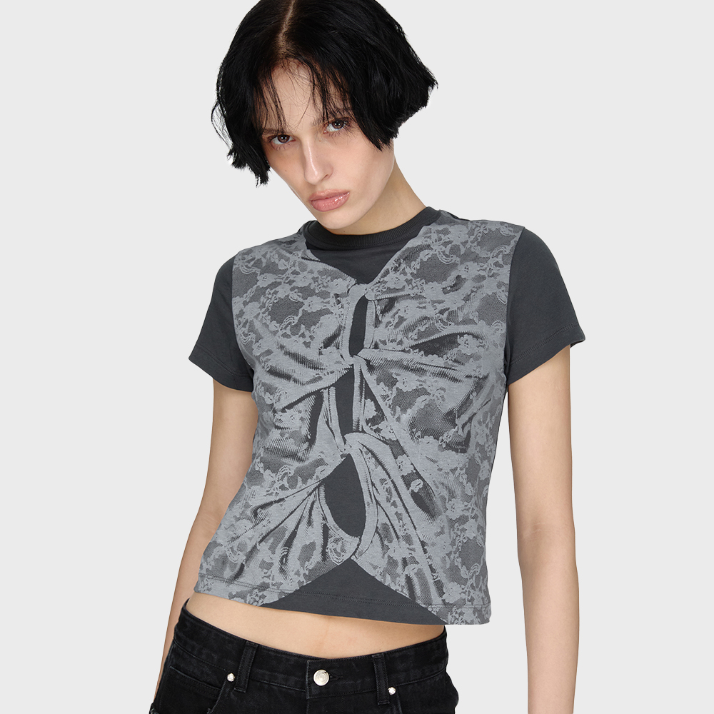 Tシャツ・カットソー [SCULPTOR][Sculptor X Fantasia] Three Chapter Tee Brown Sculptor X Fantasia] Three Chapter Tee Brown - 감도 깊은