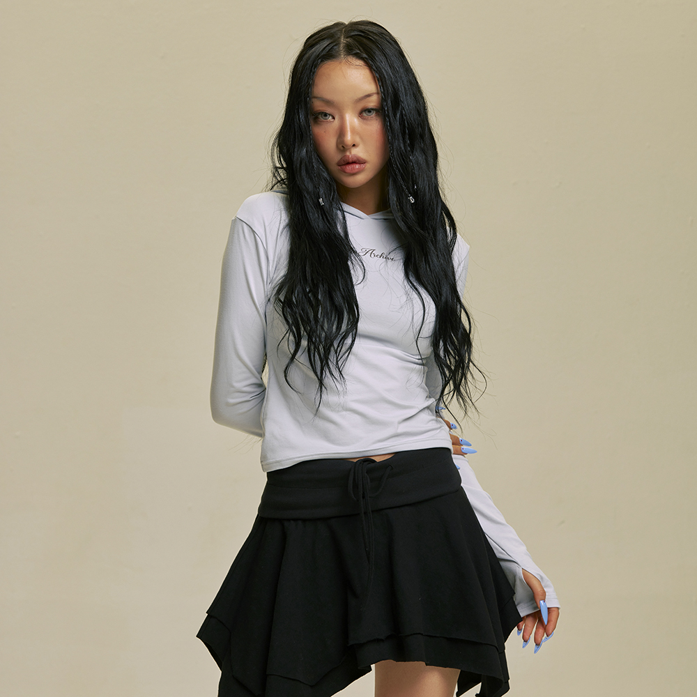 SHIRRING LACE MINI SKIRT KHAKI - 감도 깊은 취향 셀렉트샵 29CM