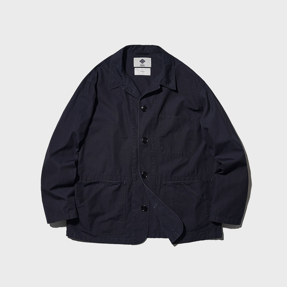 W23 COTTON CHORE JACKET (ash black) - 감도 깊은 취향 셀렉트