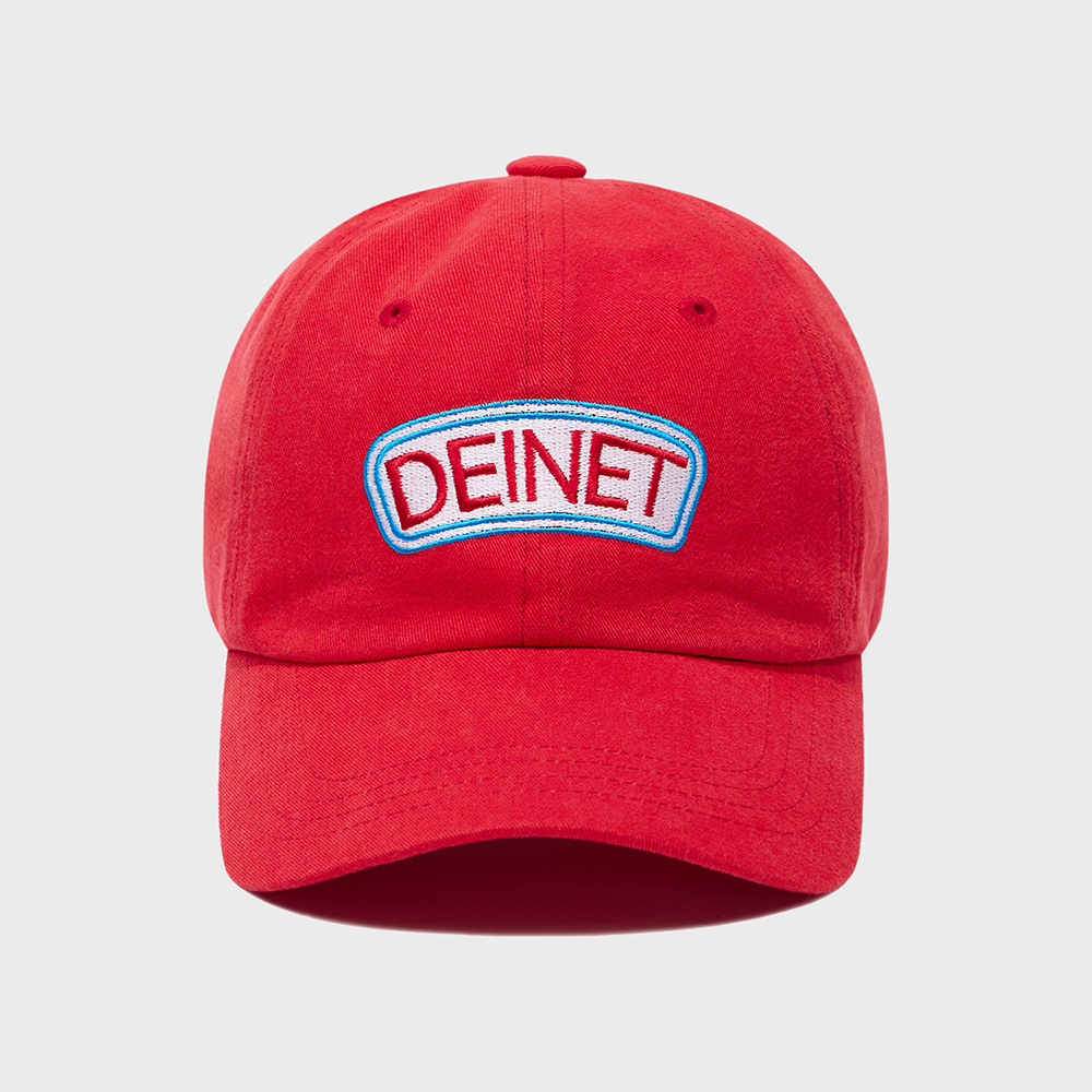 ★DEINET★DEINET ARCH LOGO CAP IN RED 送料込★韓国★正規品★ DEINET ARCH LOGO CAP IN RED - 감도 깊은 취향 셀렉트샵 29CM
