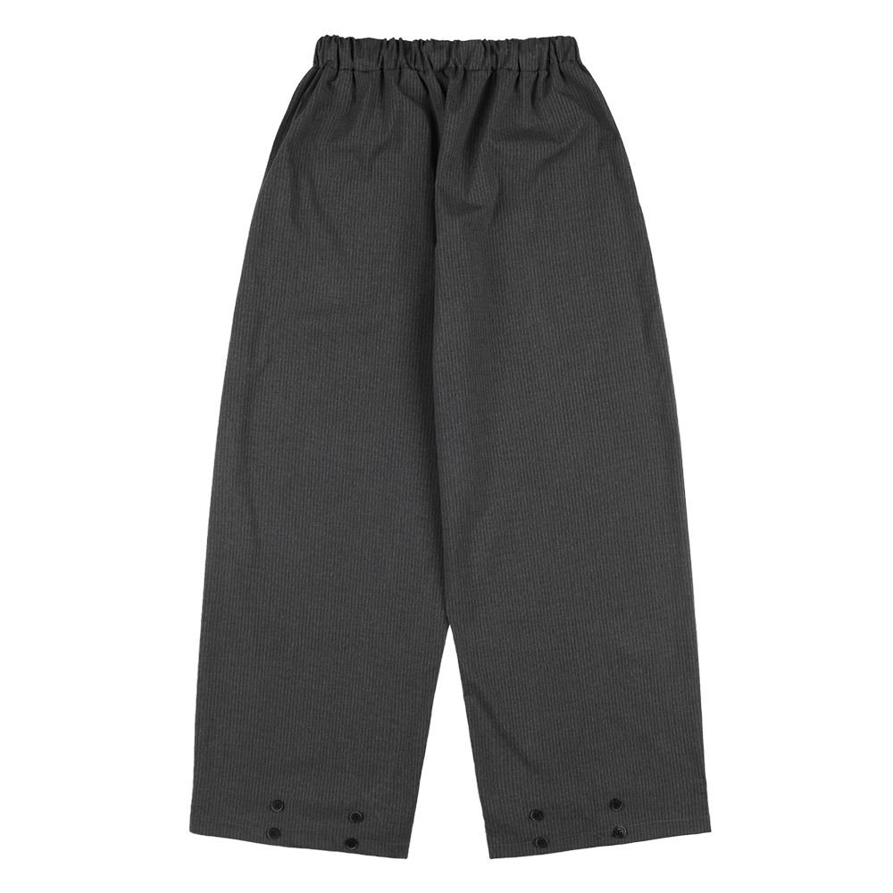 CLASSIC BUTTON BANDING SLACKS (CHARCOAL) F25QD818 - 감도