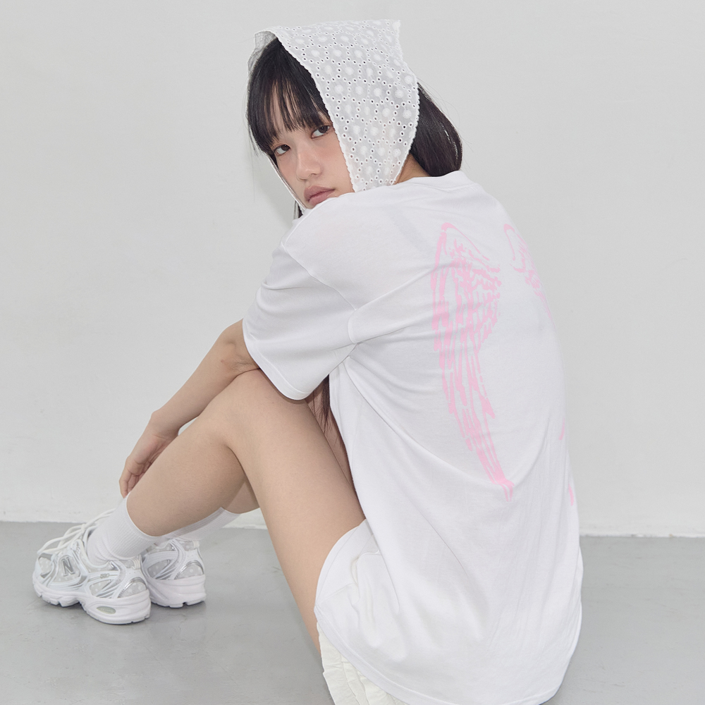 Tシャツ・カットソー [SCULPTOR][Sculptor X Fantasia] Fairy Tee Pale Pink Sculptor X Fantasia] Fairy Tee Pale Pink
