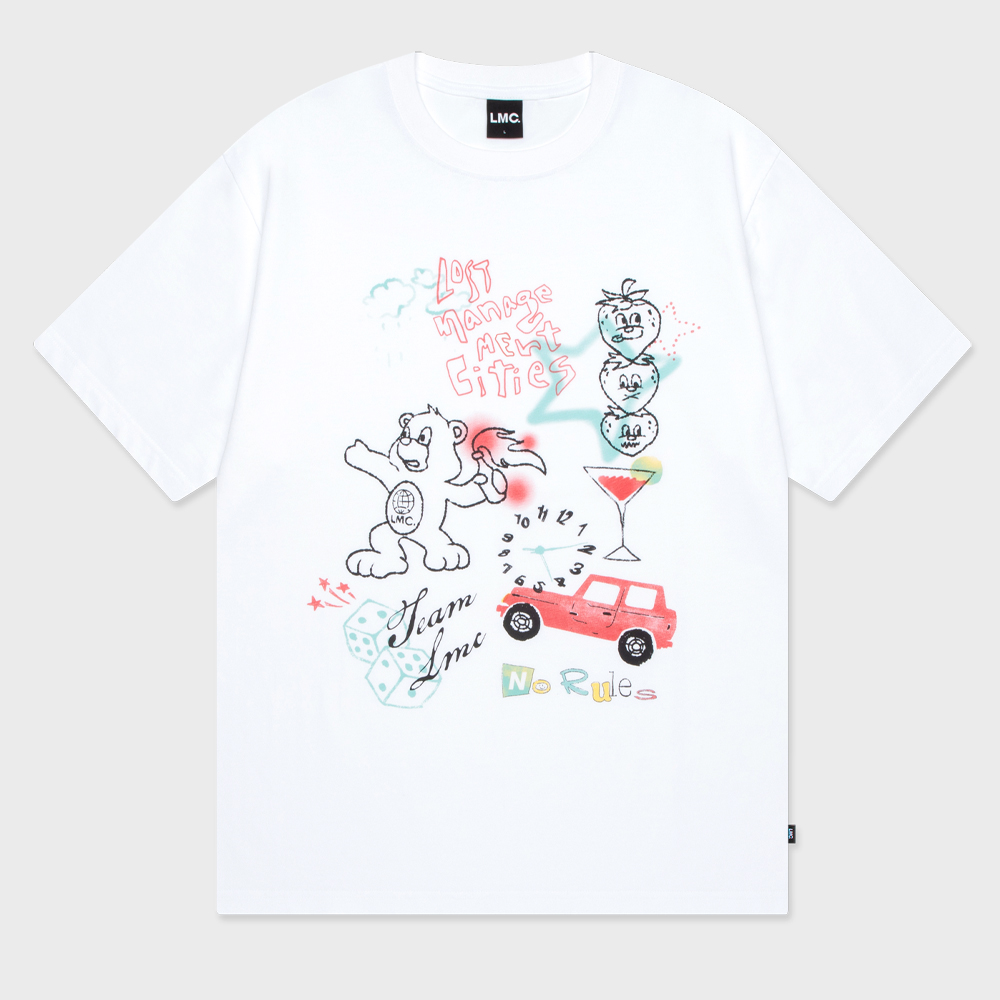 BLUR LAYER TEE white - 감도 깊은 취향 셀렉트샵 29CM