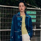 Quilt Patchwork Jacket Blue_F251JK02