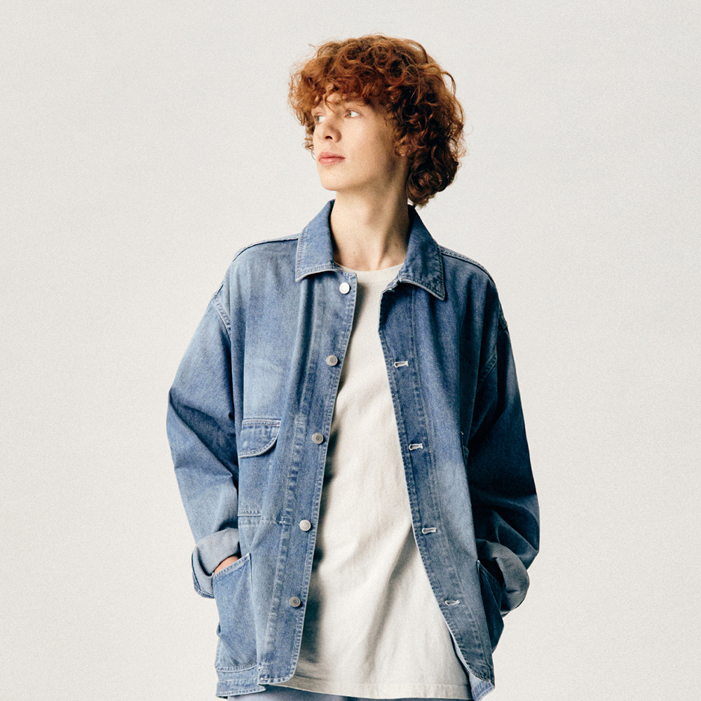 50s〜 indigo china cotton coverall インディゴ 50s〜 indigo china cotton coverall インディゴ（50s American