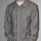 ENSEMBLE NO.1: Water Repellent Moleskin Trucker Jacket (Gray)