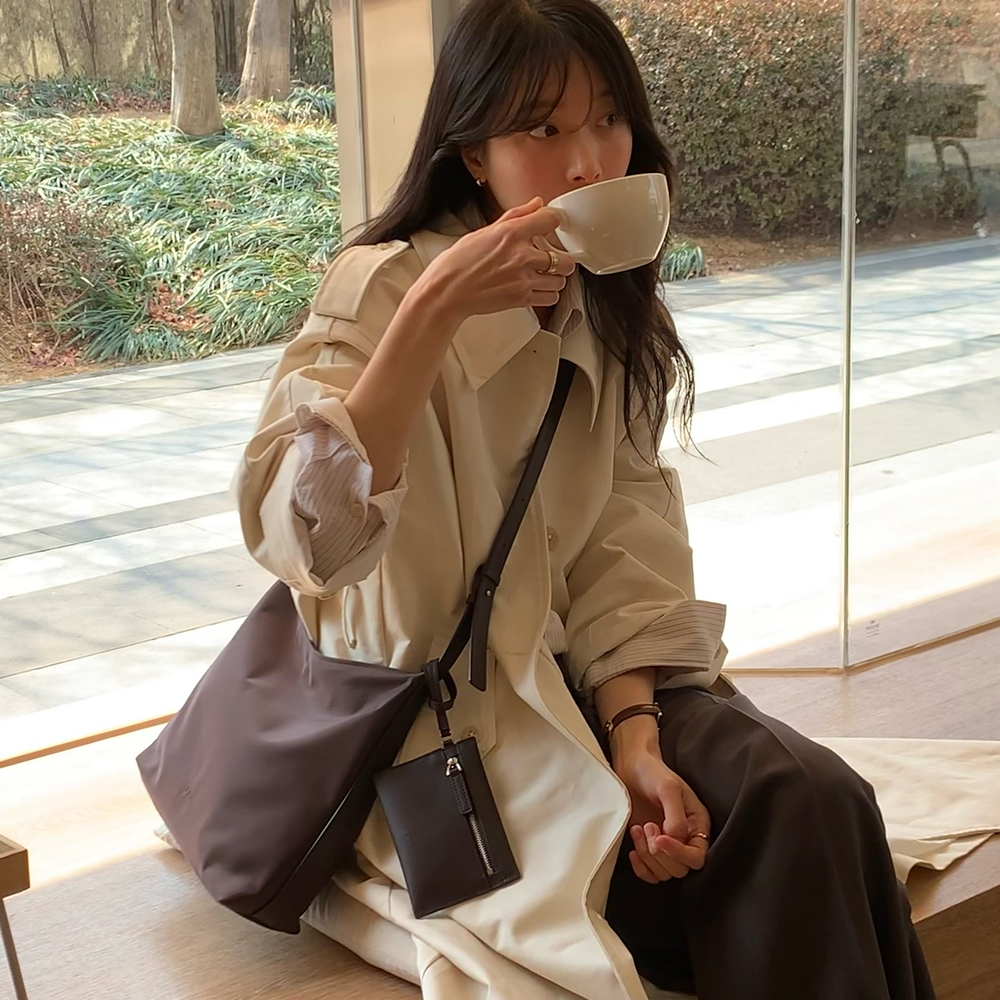 Mused Real Suede Heart Bag - Black - 감도 깊은 취향 셀렉트샵
