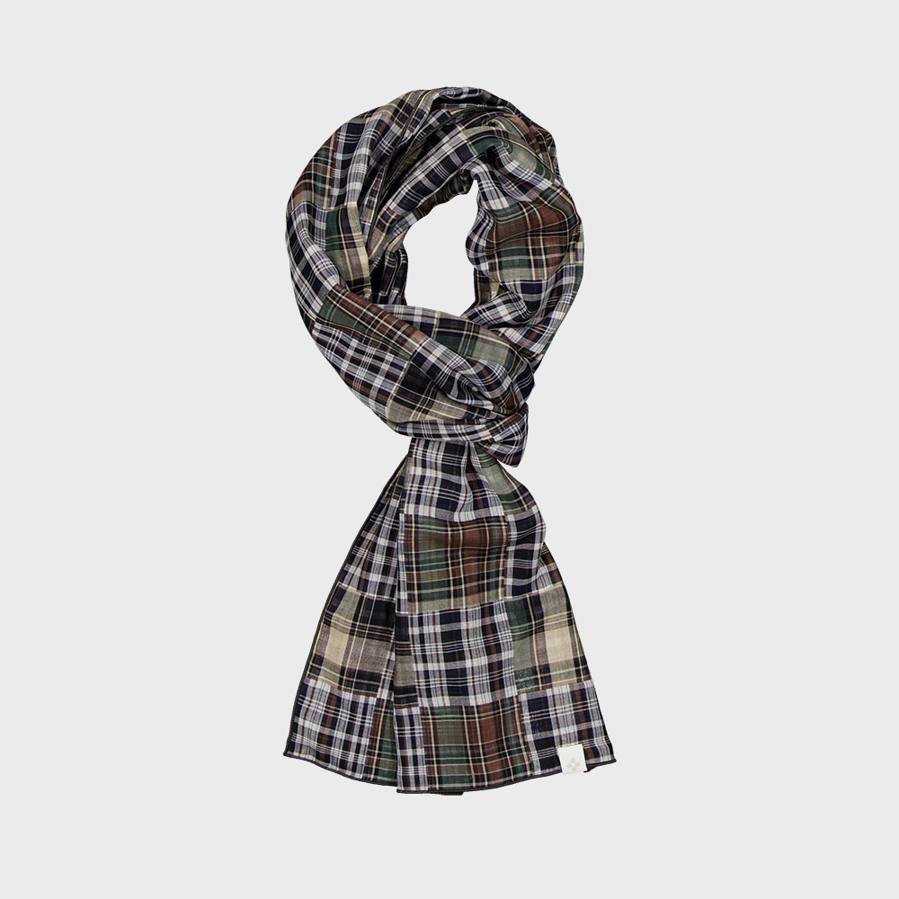 OPEN YY TARTAN WOOL SCARF (BEIGE) - 감도 깊은 취향 셀렉트샵 29CM