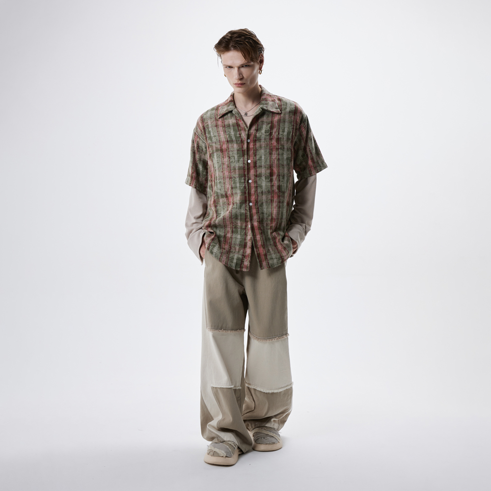 ★R.SHEMISTE★ INCISION WIDE DENIM PANTS BIEGE RSCBCFBO03BE INCISION WIDE DENIM PANTS - BIEGE - 감도 깊은 취향 셀렉트샵 29CM