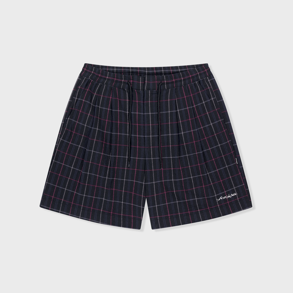 ◆YESEYESEE◆ Flannel Easy Shorts Black YS241WSOOS01BLK SAYSKY Pace Shorts 6'' – Saysky.com