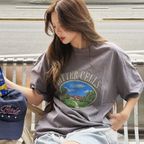 [은채PICK] Orchard Mansion Tee-Dark Grey