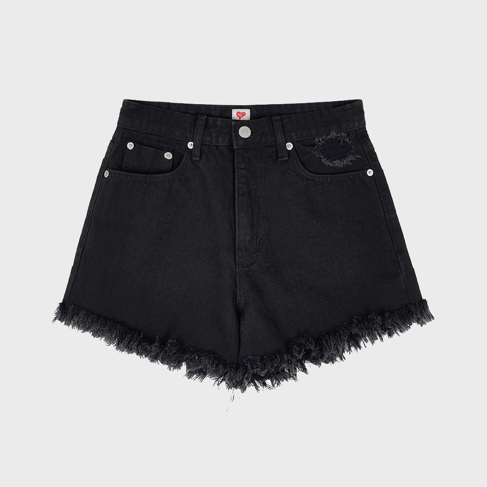 ■FANCY CLUB■ Vintage Denim Shorts SAND BROWN FQD879 FQD879 VINTAGE DENIM SHORTS (SAND BROWN)_FQD879 - 감도 깊은 취향
