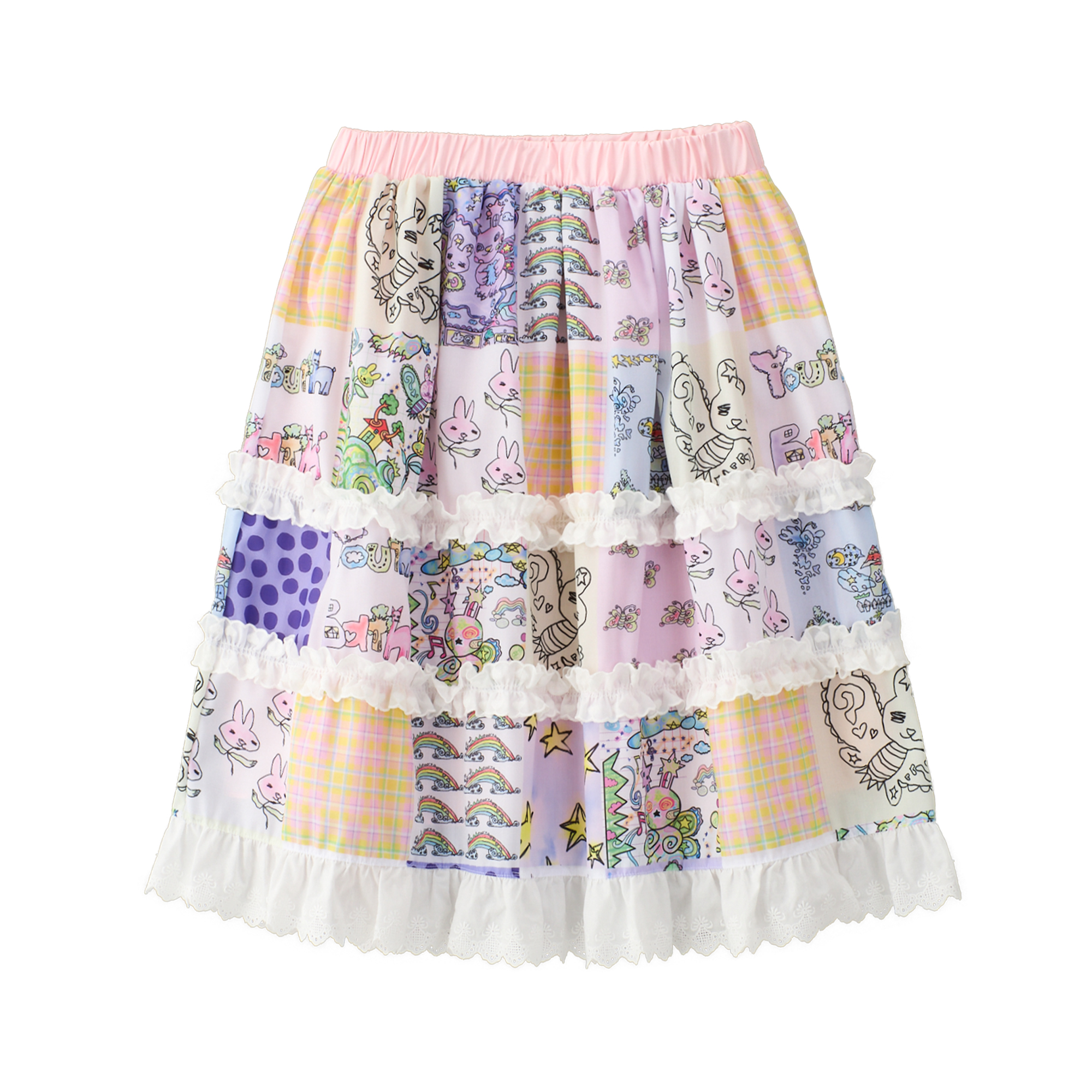 YOUTHBATH★韓国★人気★YBX SOUP Pattern lace skirt スカート YBX SOUP Pattern lace skirt - 감도 깊은 취향 셀렉트샵 29CM