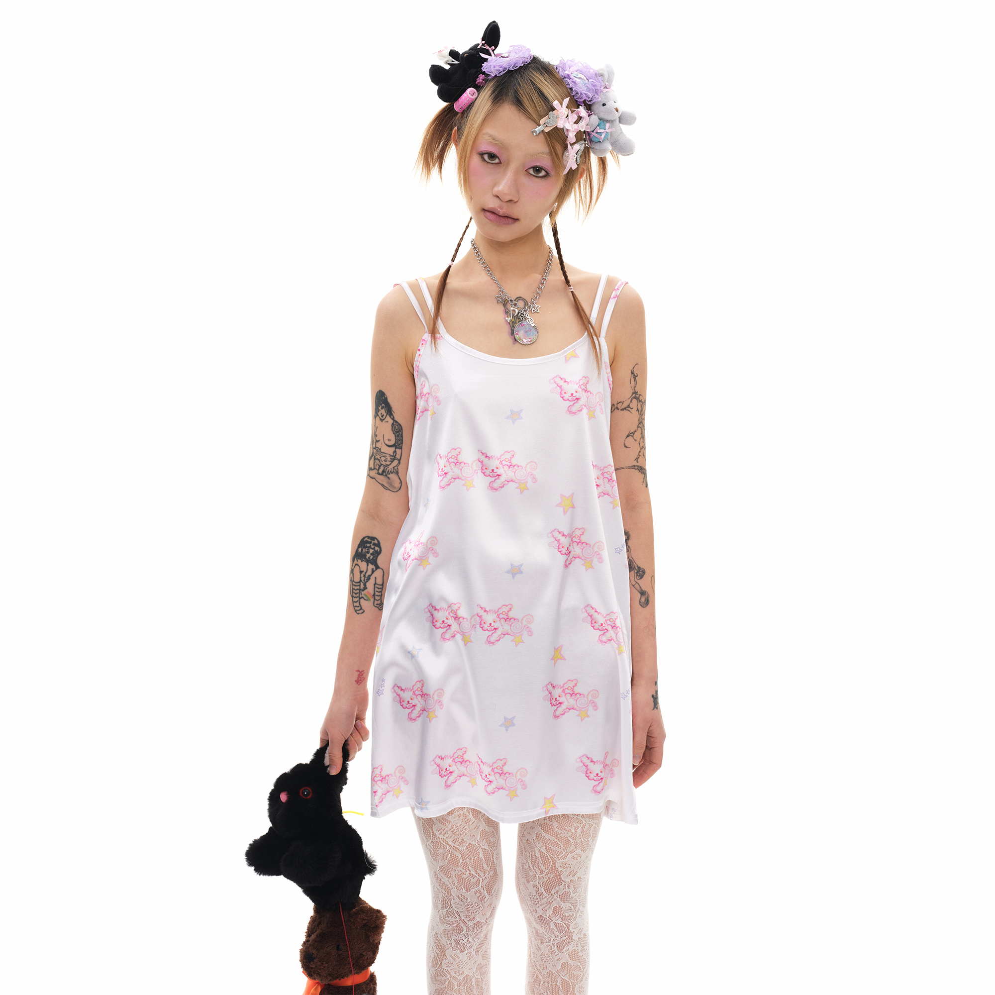 YOUTHBATH★韓国人気★YBX SOUP Puppy slip dress ワンピ YOUTHBATH☆韓国人気☆YBX SOUP Puppy slip dress ワンピ