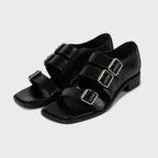 GIU SANDAL LOAFERS [BLACK]