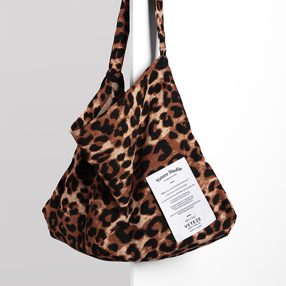 【MATIN KIM】MATIN LEOPARD ECOBAG MATIN LEOPARD ECOBAG IN MIX – Matin Kim