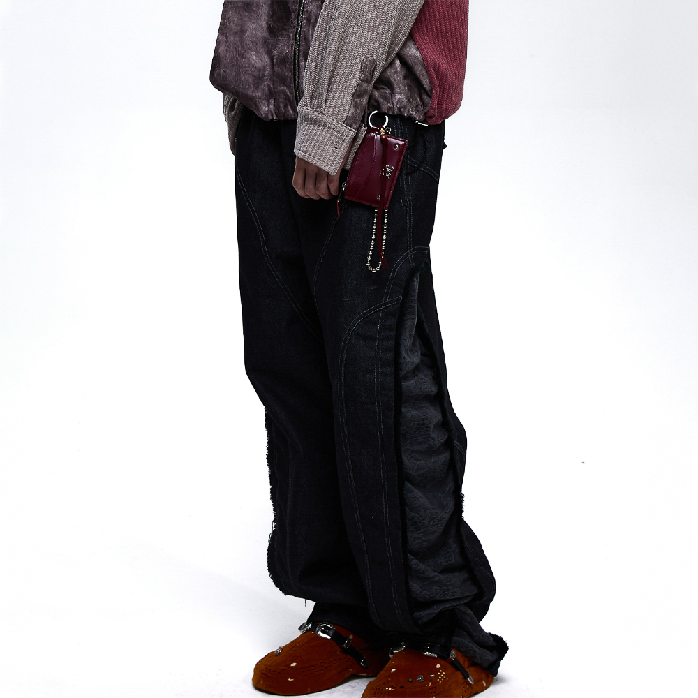 Stripe Knee Dart Trousers, Burnt - 감도 깊은 취향 셀렉트샵 29CM