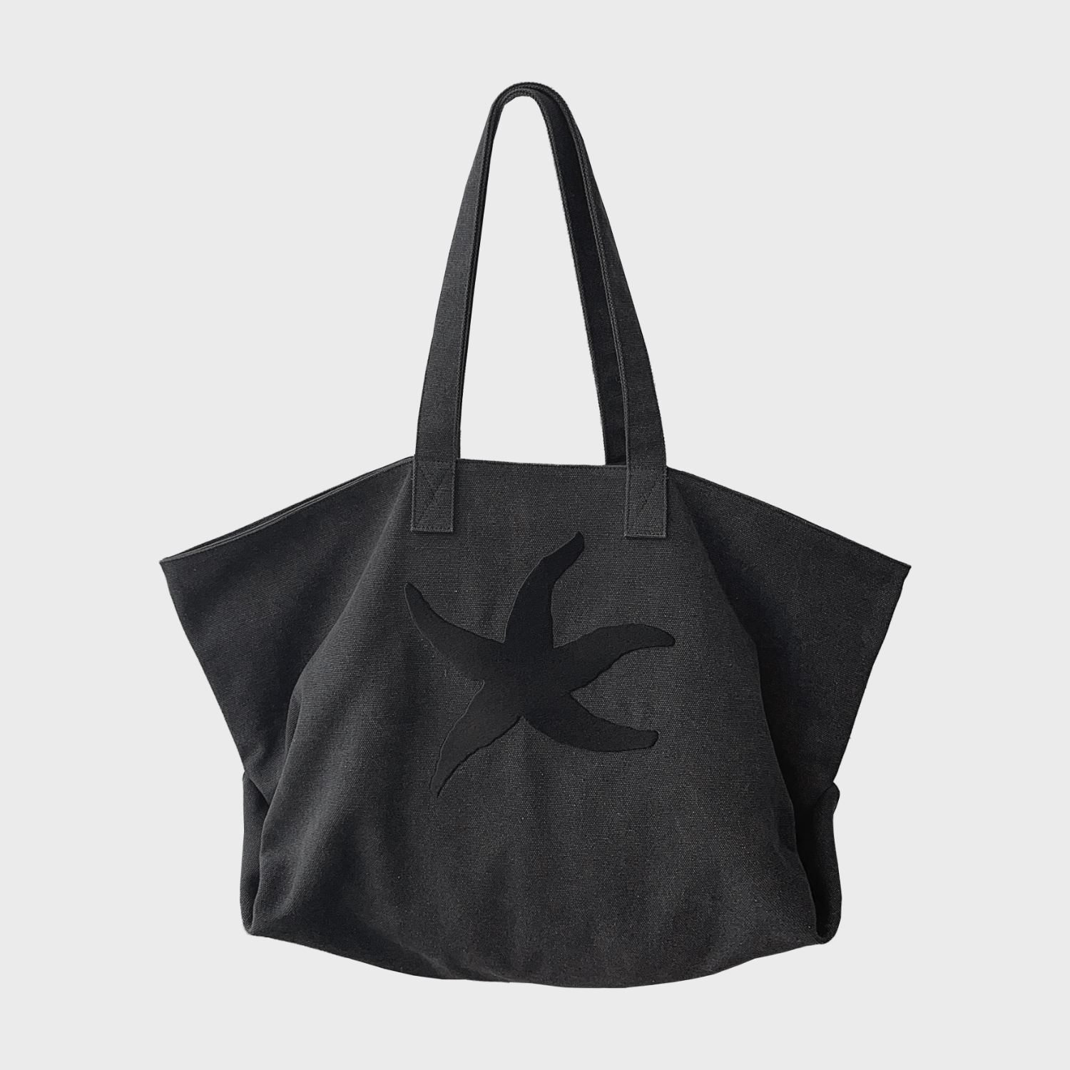 トートバッグ RONRON RIBBON POINTED DENIM TOTE BAG 4BFK1018 RIBBON POINTED DENIM TOTE BAG MEDIUM BLUE - RONRON 론론