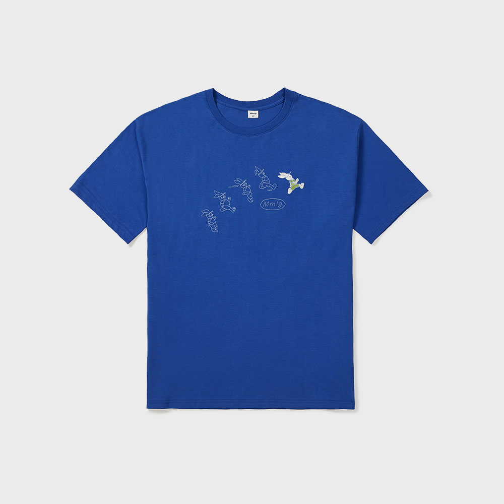 Mmlg] STITCH POCKET HF-T (SEA BLUE) - 감도 깊은 취향 셀렉트