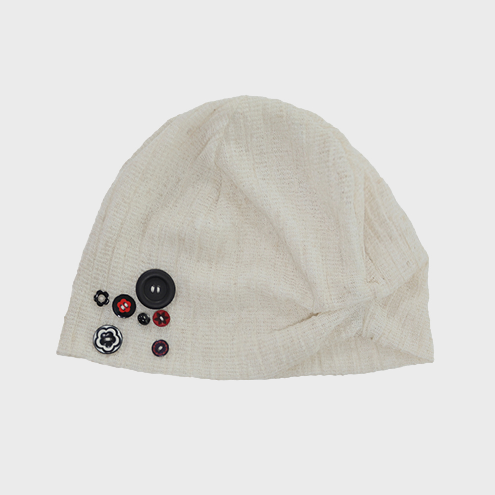 ★SIO★BUTTON POINT BEANIE [BLACK]★正規品/韓国送料込 BUTTON POINT BEANIE [BLACK] - 감도 깊은 취향 셀렉트샵 29CM
