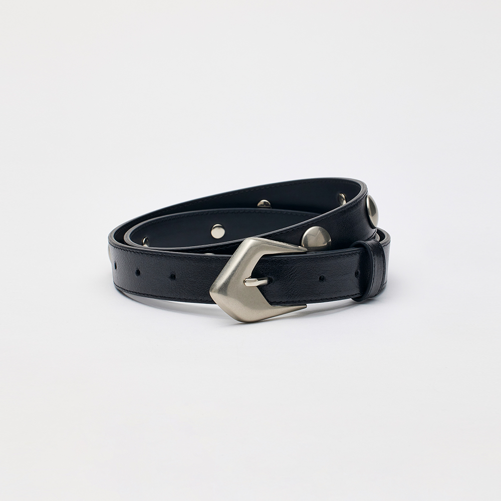 【Matin Kim】VINTAGE LEATHER BELT VINTAGE LEATHER BELT IN DARK BROWN – Matin Kim