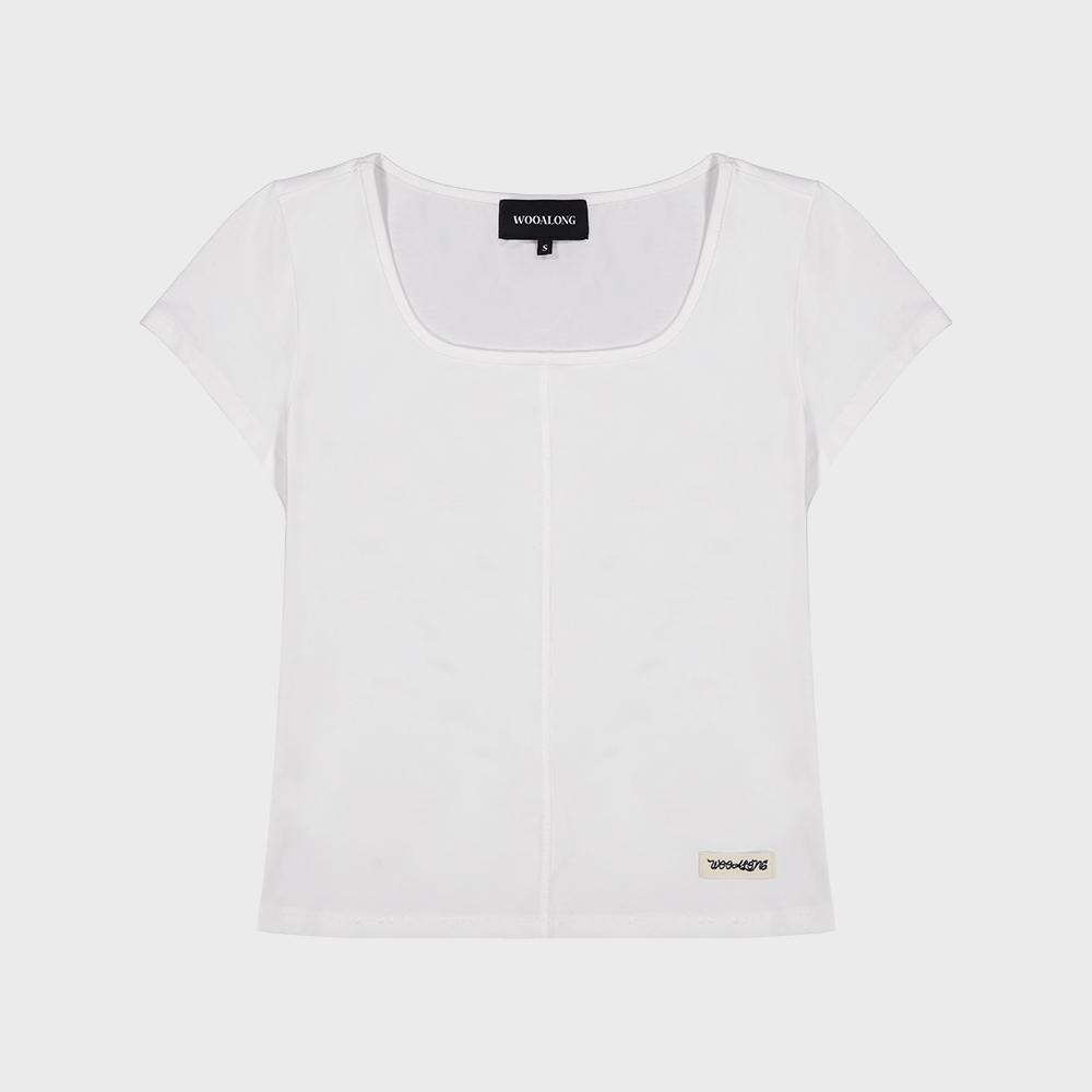 [WOOALONG]25SS★Skin Soft Square Neck T-shirt 61UkgFneLNL._UY350_.jpg