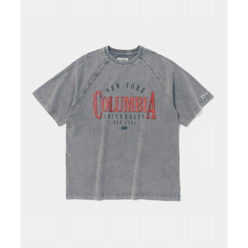 ★★Columbia★★ CU VTG CRACK LOGO MINIMAL WASHED SS TSHIRTS CU VTG CRACK LOGO MINERAL WASHED S/S T-SHIRTS 그레이 - 감도