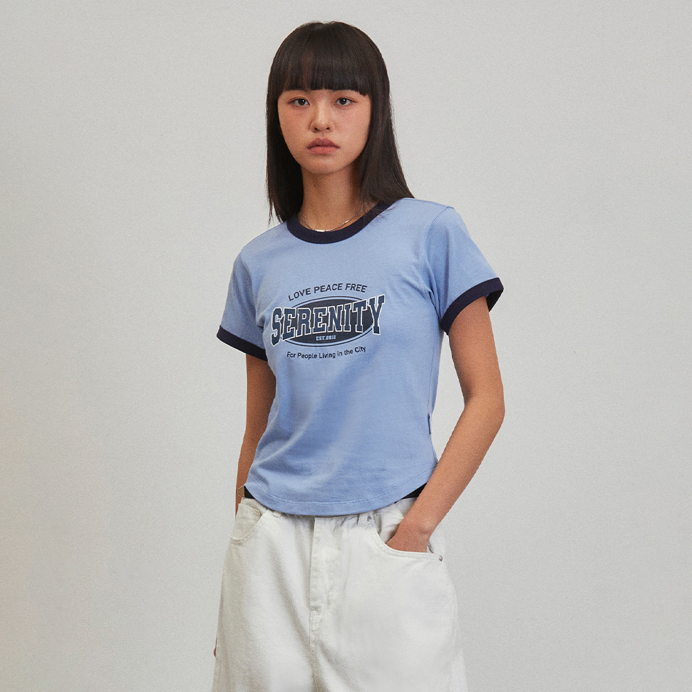 L10 CHERISH TERRY T-SHIRT(LIGHT BLUE) - 감도 깊은 취향
