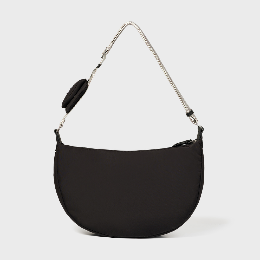 ★LOW CLASSIC★ FABRIC CROSS POCKET BAG_BLACK_LW255BA03BK FABRIC CROSS POCKET BAG_BLACK_LW255BA03BK - 감도 깊은 취향