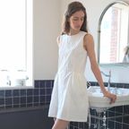 pocket shirring onepiece 262 (ivory)