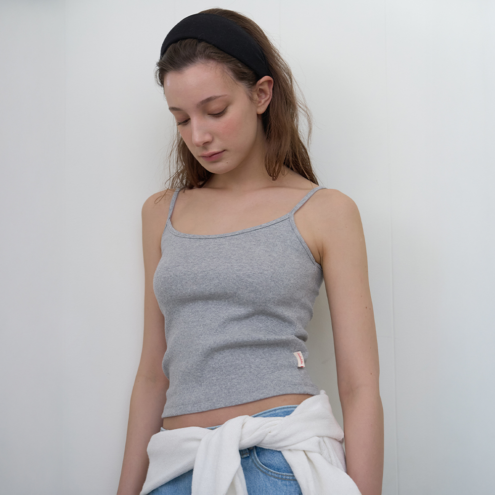 ★ LMC★ WM LACE BASIC SLEEVELESS TOP heather gray 0LM45SSV WM LACE BASIC SLEEVELESS TOP heather gray - 감도 깊은 취향