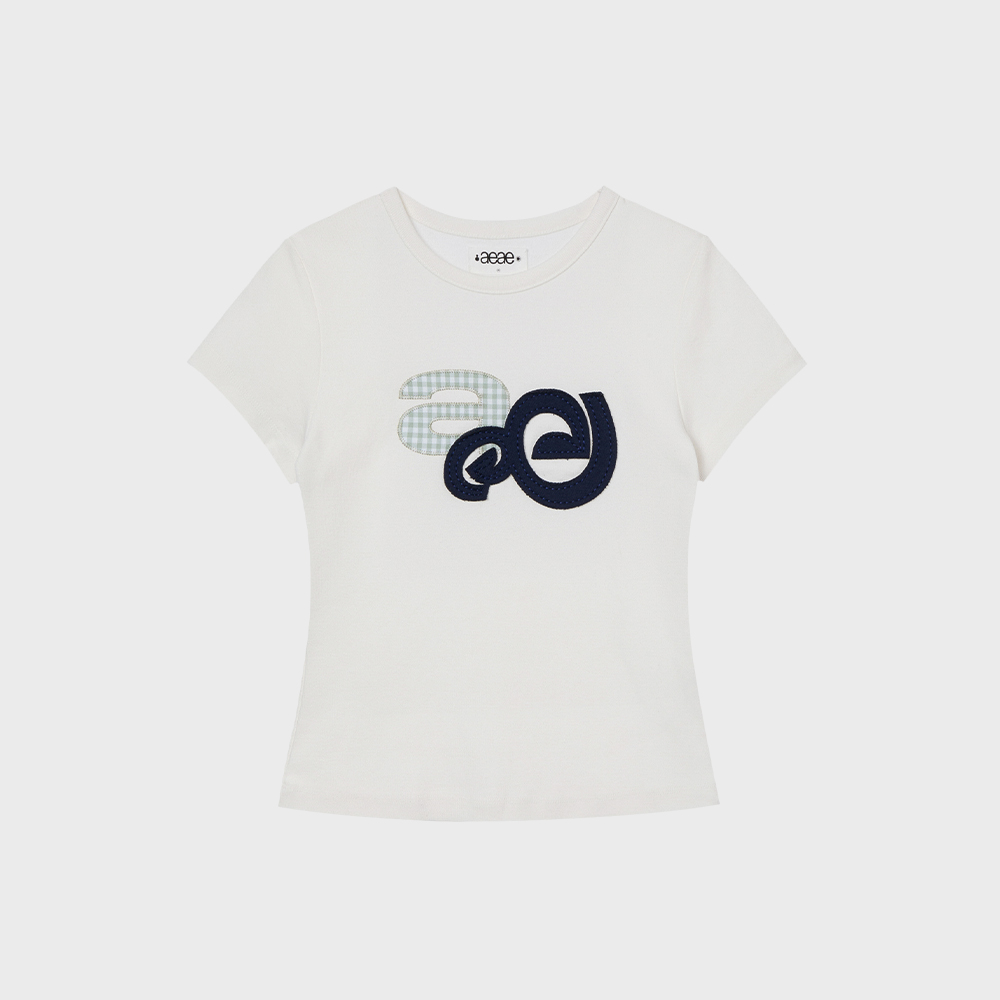 トップス aeae USA BANNER HENLY NECK TEE WHITE MUSINSA公式 | AEAE USA BANNER HENLY NECK TEE [WHITE]