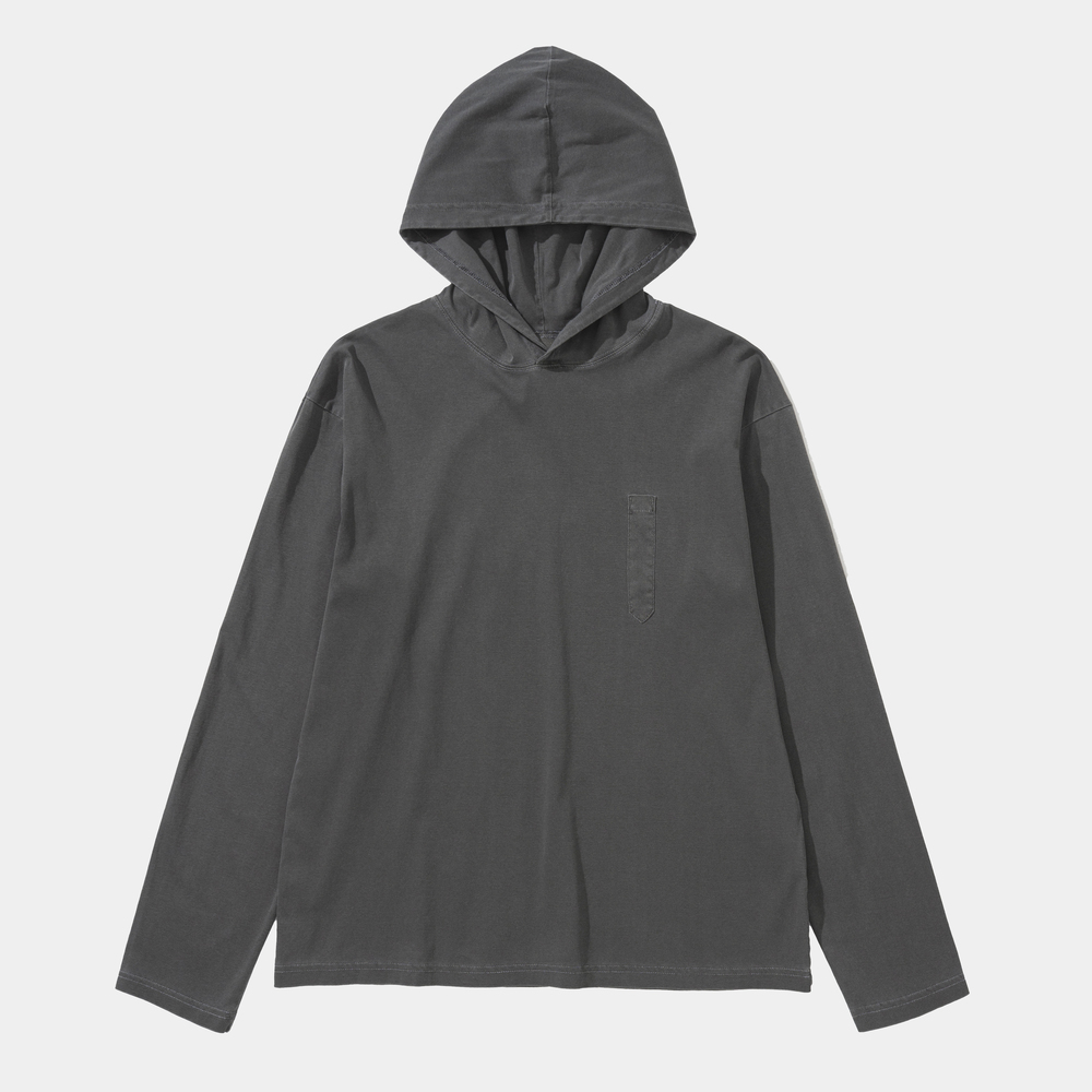 Y.E.S Washed Single Hoodie Deep Purple - 감도 깊은 취향