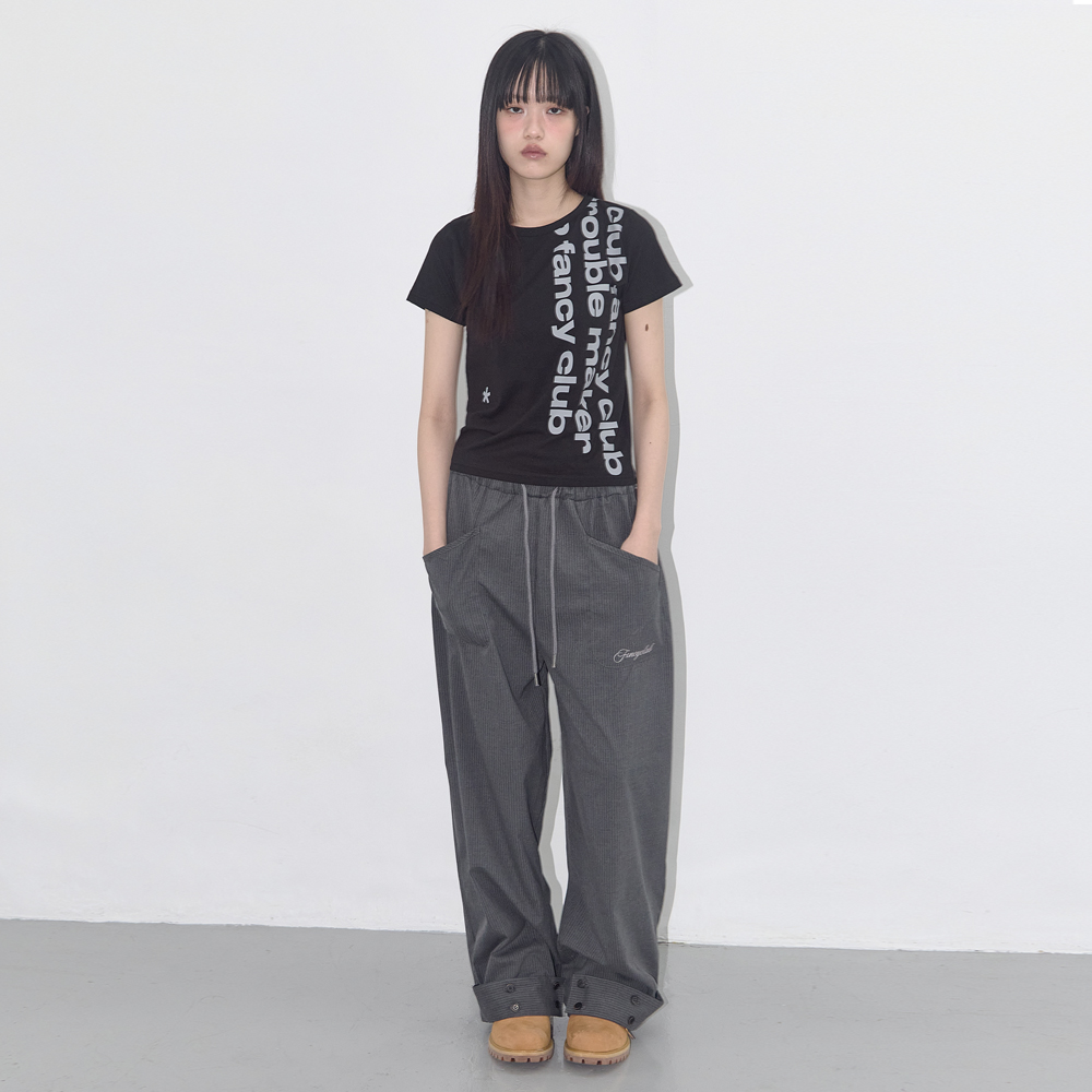 BAYWATCH CROP TEE (BLACK) F25QB103 - 감도 깊은 취향 셀렉트샵