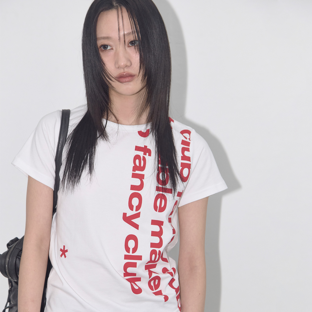 NF] MERIEL STANDARD TEE_(WHITE)_F24QB287 - 감도 깊은 취향