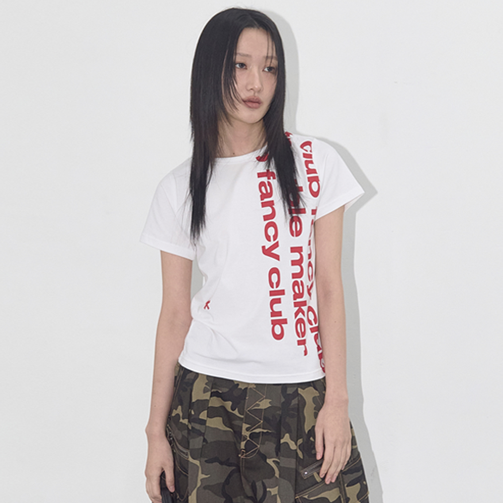 BAYWATCH CROP TEE (WHITE) F25QB103 - 감도 깊은 취향 셀렉트샵