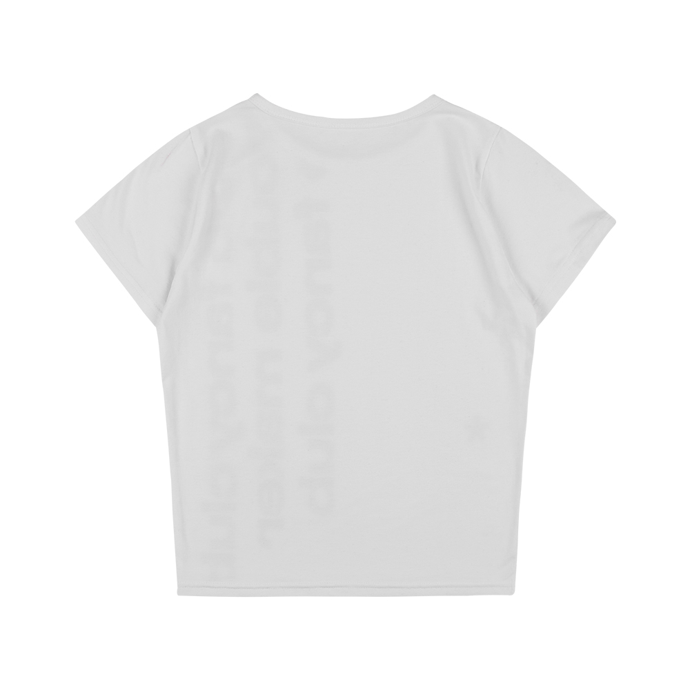 ★FANCYCLUB★BAYWATCH CROP TEE (WHITE) ★正規品/韓国直送料込 BAYWATCH CROP TEE (WHITE) F25QB103 - 감도 깊은 취향 셀렉트샵