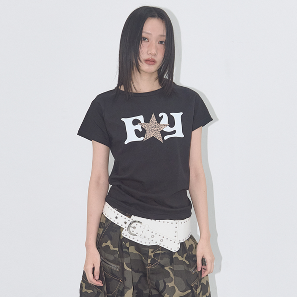 ☆NASTY FANCY CLUB☆ Angel Mark Crop Tee SKY BLUE F25QB104 FANCY CLUB】ANGEL MARK CROP TEE / 【ファンシークラブ