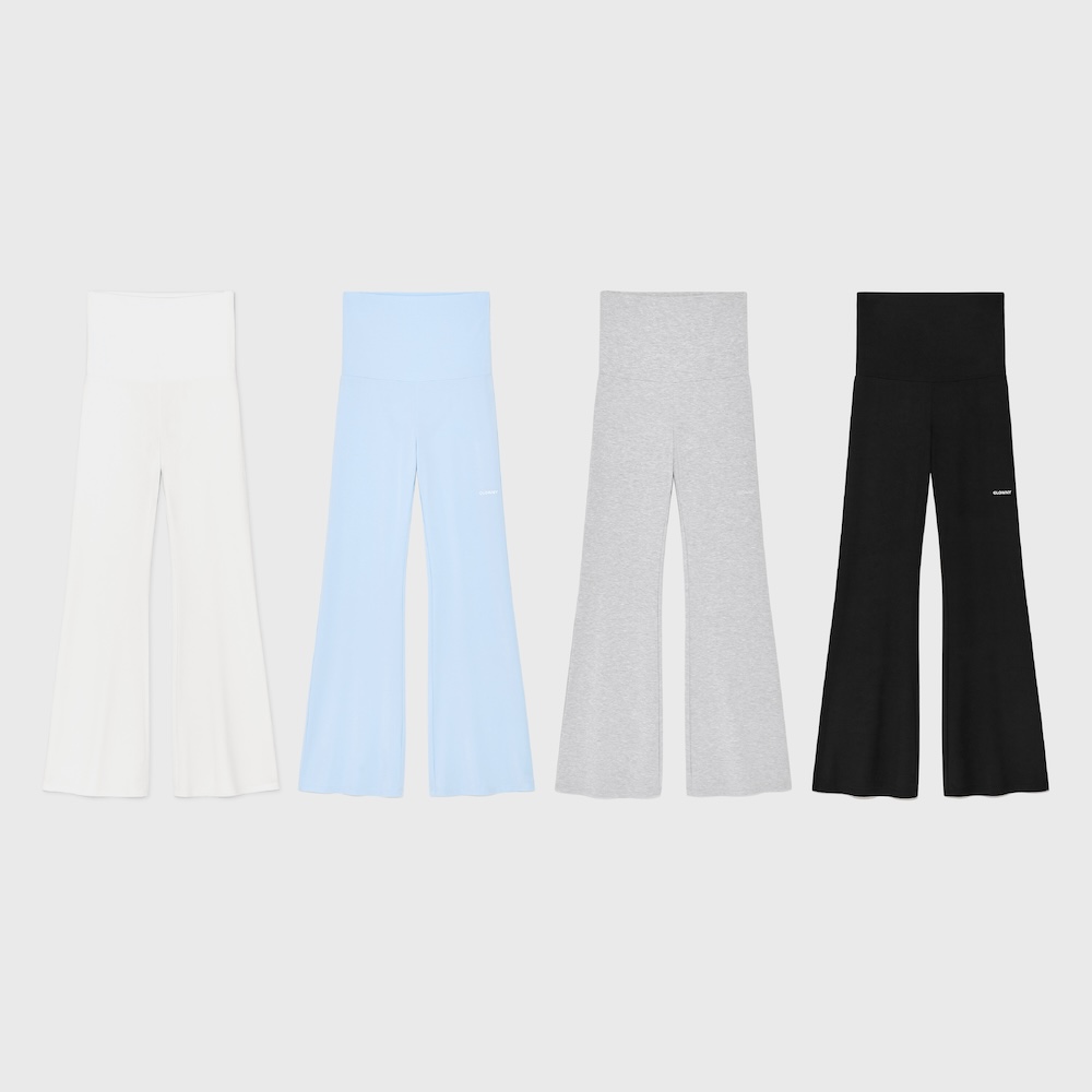 GLOWNY ♥ AIR FOLDING FLARE PANTS /追跡付 AIR FOLDING FLARE PANTS (BLACK) - GLOWNY