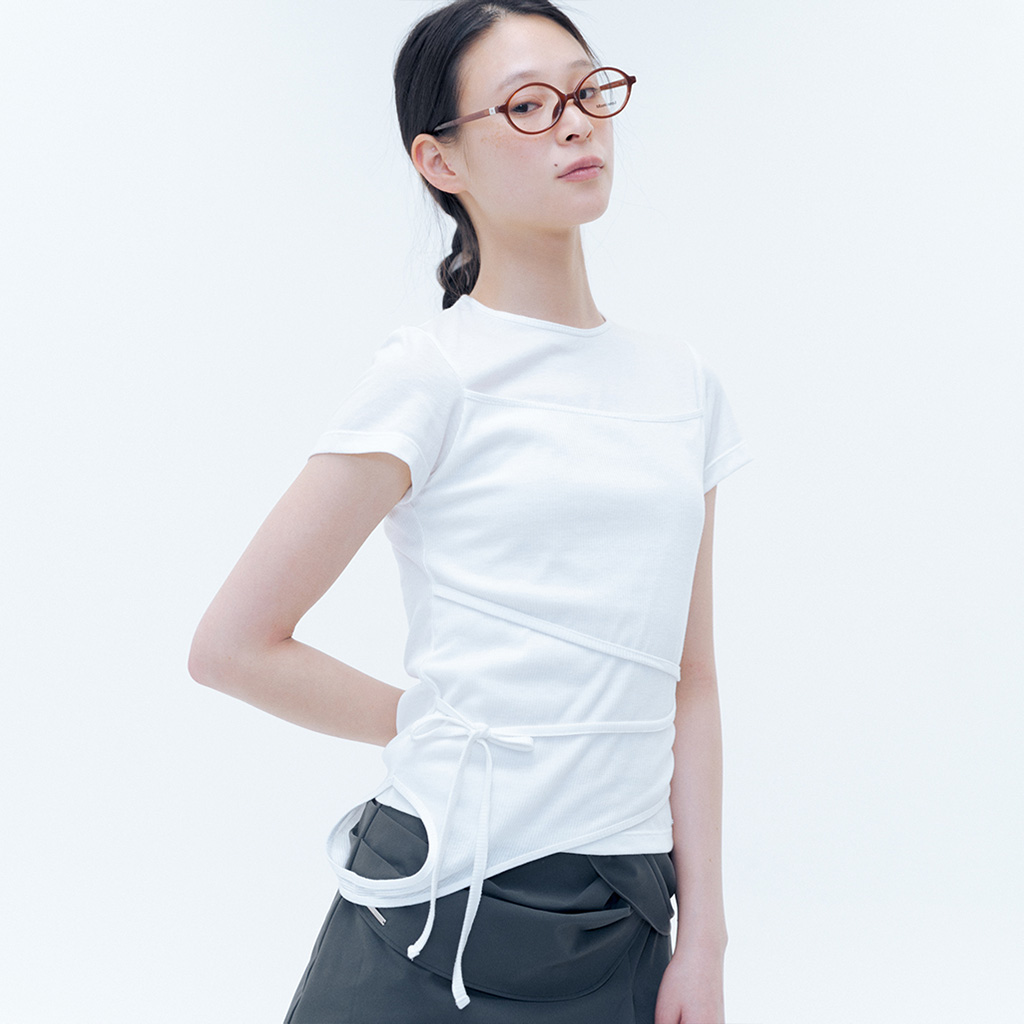◆MISEKI SEOUL◆ Ikesim short sleeves WHITE MSK252TS10WH MUSINSA公式 | MISEKI SEOUL Misekiseoul short sleeves WHITE