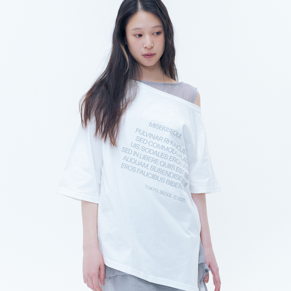 Lace Cross Half T-shirt - IVORY - 감도 깊은 취향 셀렉트샵 29CM