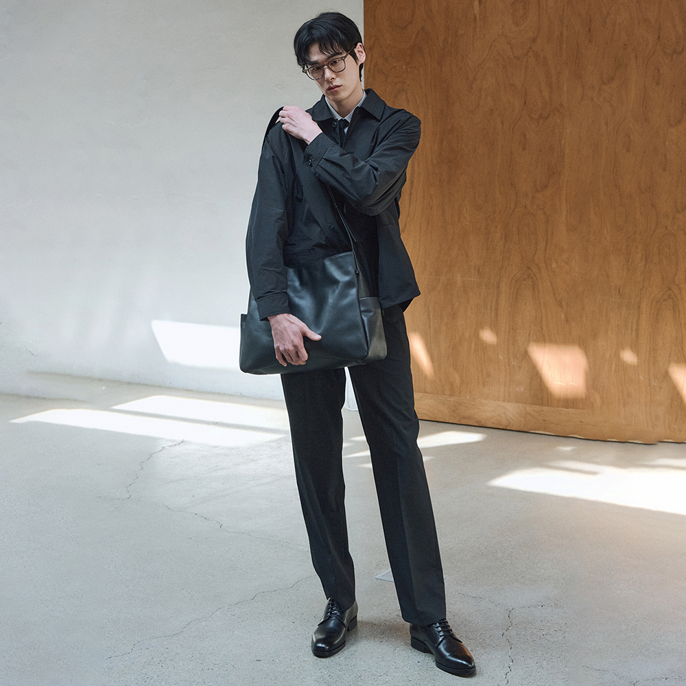 7DAYS SEMI-WIDE PANTS BLACK (247) - 감도 깊은 취향 셀렉트샵 29CM