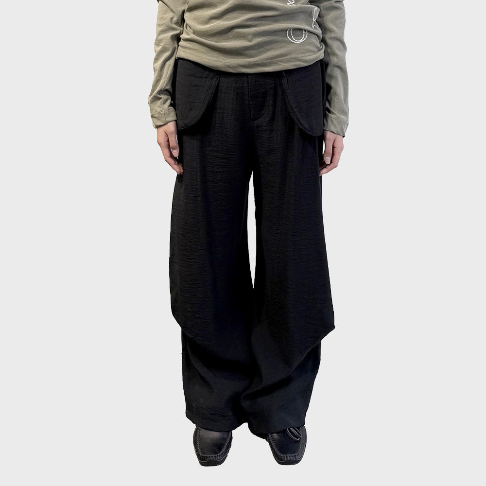 M 예약발송] Stripe Knee Dart Trousers, Burnt - 감도 깊은