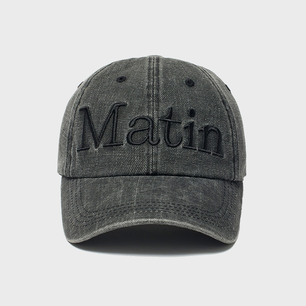 キャップ [MATINKIM]matin logo washed ball cap in light beige MATIN LOGO WASHED BALL CAP IN LIGHT BEIGE – Matin Kim
