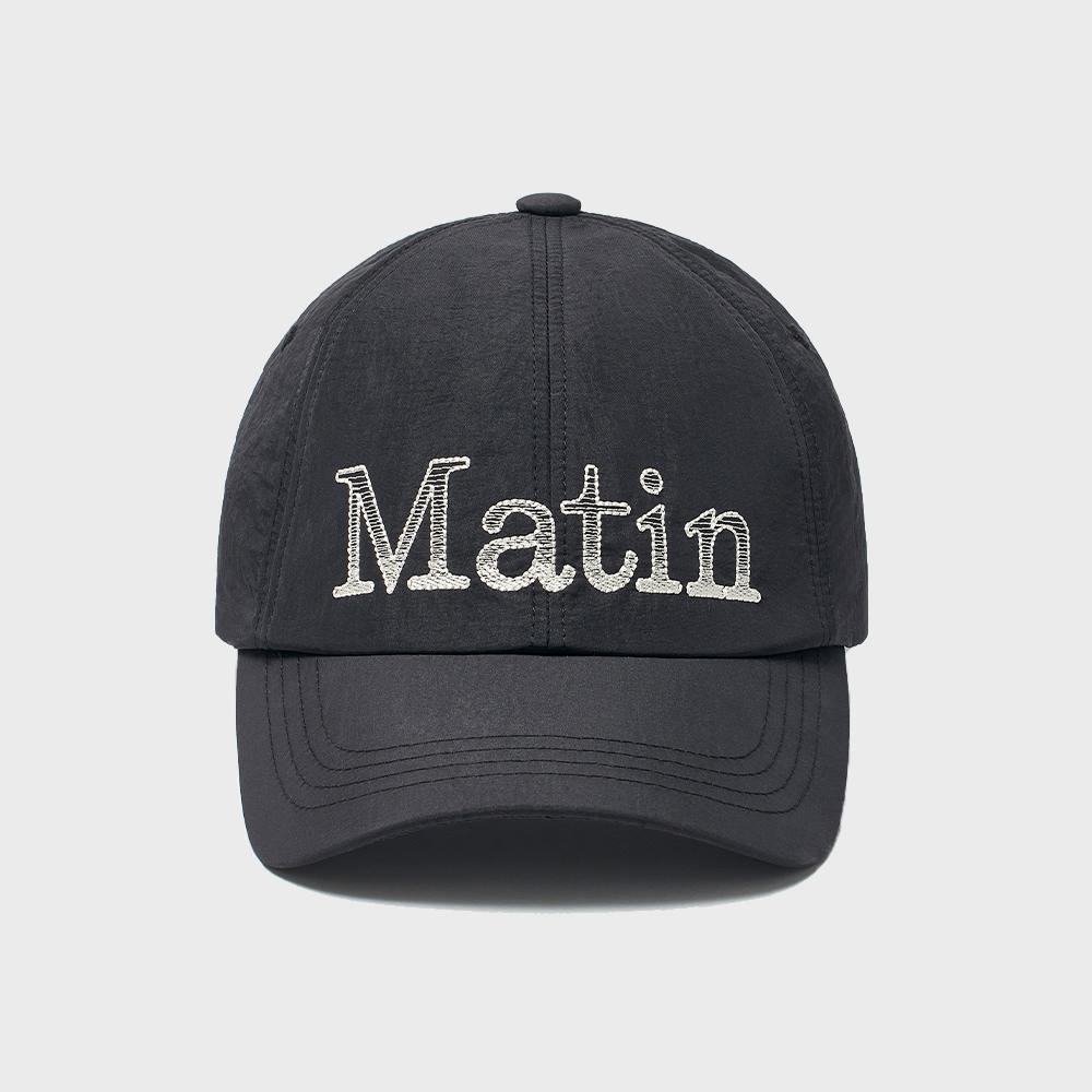 MATIN LOGO PLAY BALL CAP IN NAVY - 감도 깊은 취향 셀렉트샵 29CM