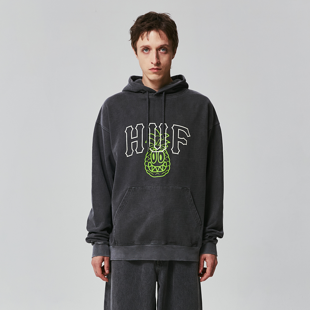 ★HUF★HUF X REDDY PINNACLE USA HOODIE★ HUF X REDDY PINNACLE USA HOODIE [CHARCOAL] - 감도 깊은 취향