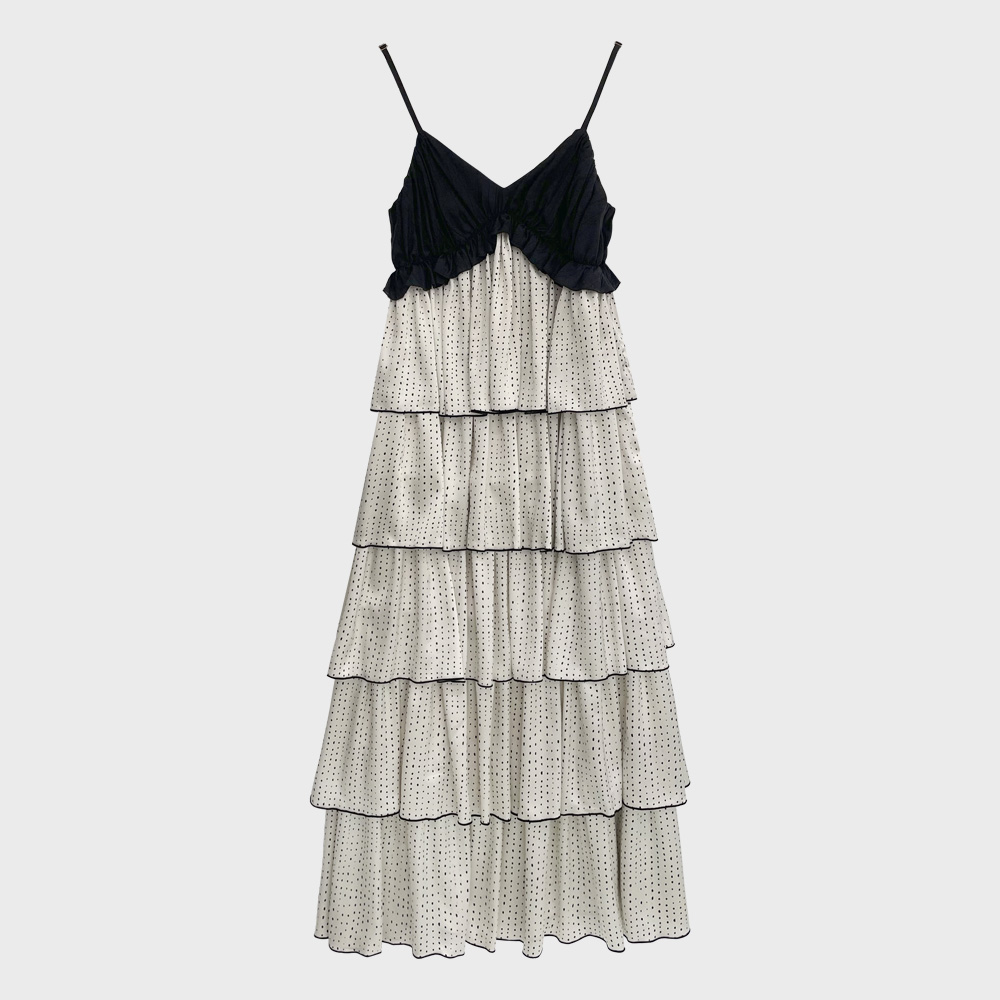 G_CANCAN OVERLAP DRESS / WHITE - 감도 깊은 취향 셀렉트샵 29CM