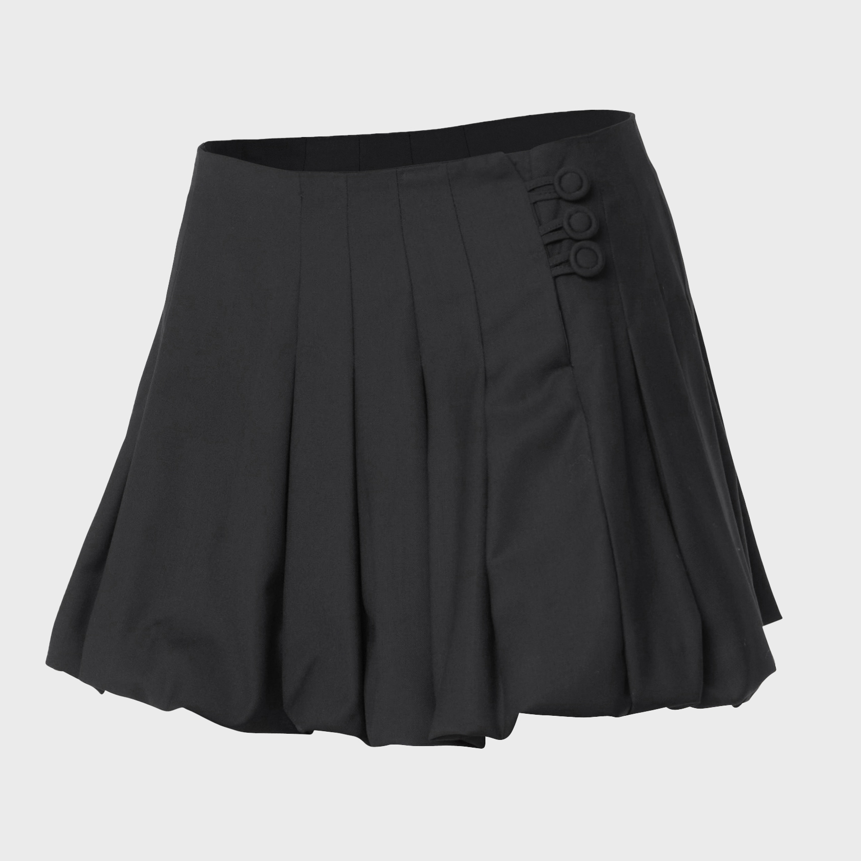 ODDONEOUTXKHAKIPOINT] TUCK SKIRT PANTS CHACOAL - 감도 깊은