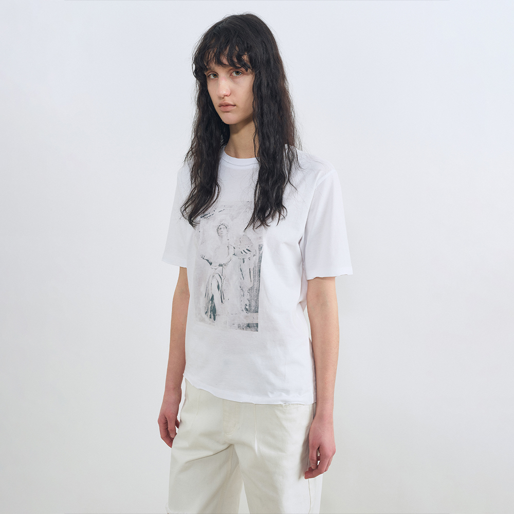 7차] Rabbit Ruched Top [White] - 감도 깊은 취향 셀렉트샵 29CM