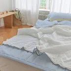 모기기피 시어서커x60수 순면 양면 토비 여름 차렵이불 SS/Q